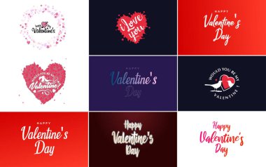 Pink October logo with hearts and calligraphy lettering isolated on white