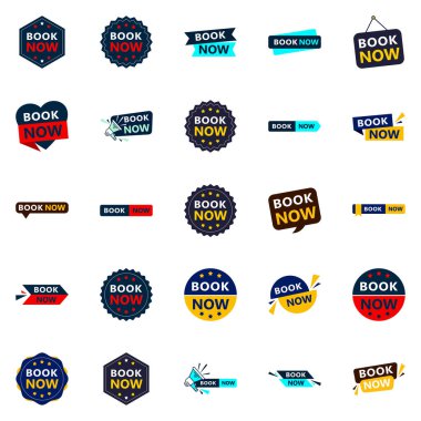 Make a Statement with Our Pack of 25 Book Now Banners