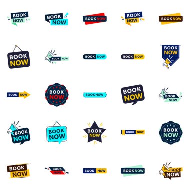 25 Attractive Book Now Banners in a Range of Styles