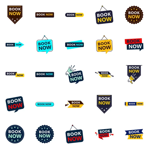 25 Attractive Book Now Banners in a Range of Styles
