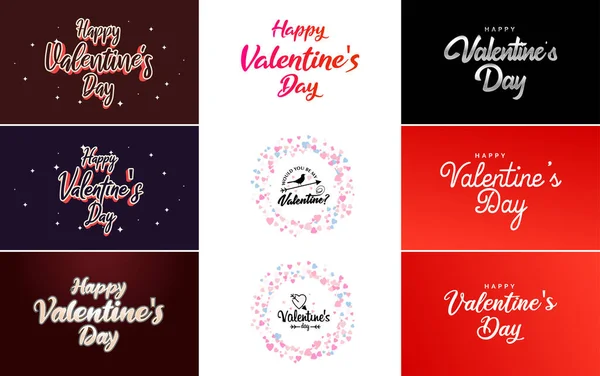 Love You Hand Drawn Lettering Heart Design Suitable Use Valentine — Stockový vektor