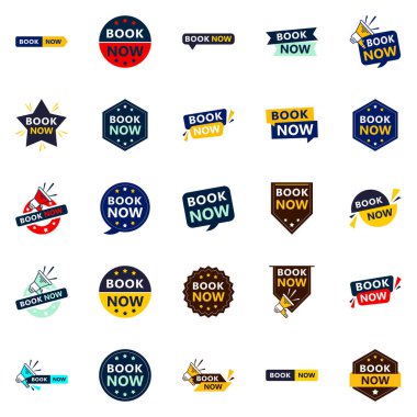 25 Diverse Book Now Banners to Promote Your Products or Services