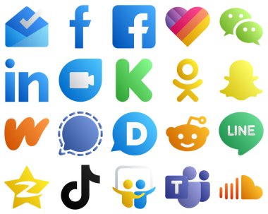 Yolcu gibi 20 Minimalist Sosyal Medya Simgesi. Edebiyat. Profesyonel. Wattpad ve odnoklassniki ikonları. Göz alıcı ve yüksek kalite