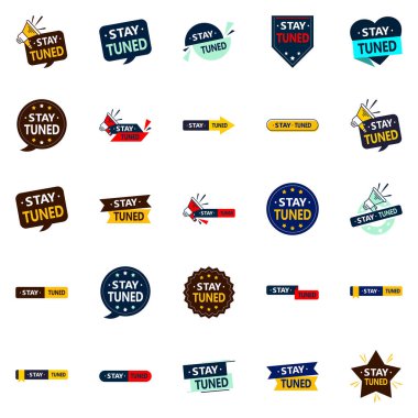 Stay Tuned 25 Professional Vector Designs for your marketing materials