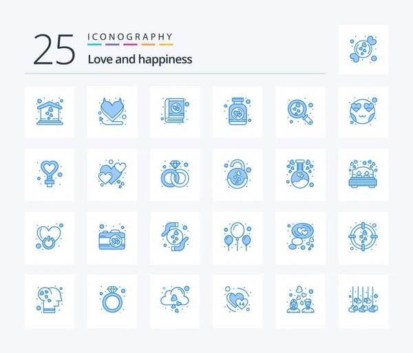 Düğünü de içeren 25 Mavi Renk ikonu paketini seviyorum. Aşk. Romantik. Kalp. kalp