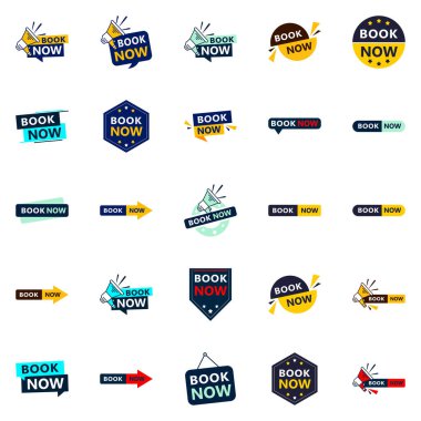 25 Diverse Book Now Banners to Promote Your Products or Services