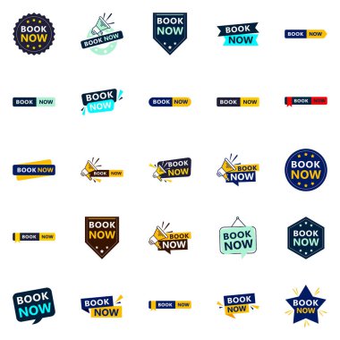 Get the Best Value with Our Pack of 25 Book Now Banners