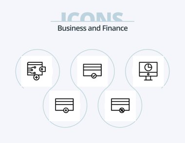 Finance Line Icon Pack 5 Icon Design. shop. ecommerce. business. cart. money