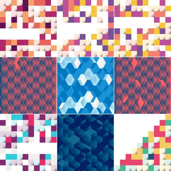 Vector Illustration Abstract Squares Suitable Background Design Posters Flyers Covers — Stock Vector
