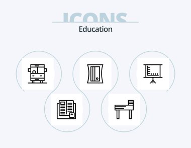 Education Line Icon Pack 5 Icon Design. . school. answer. education.