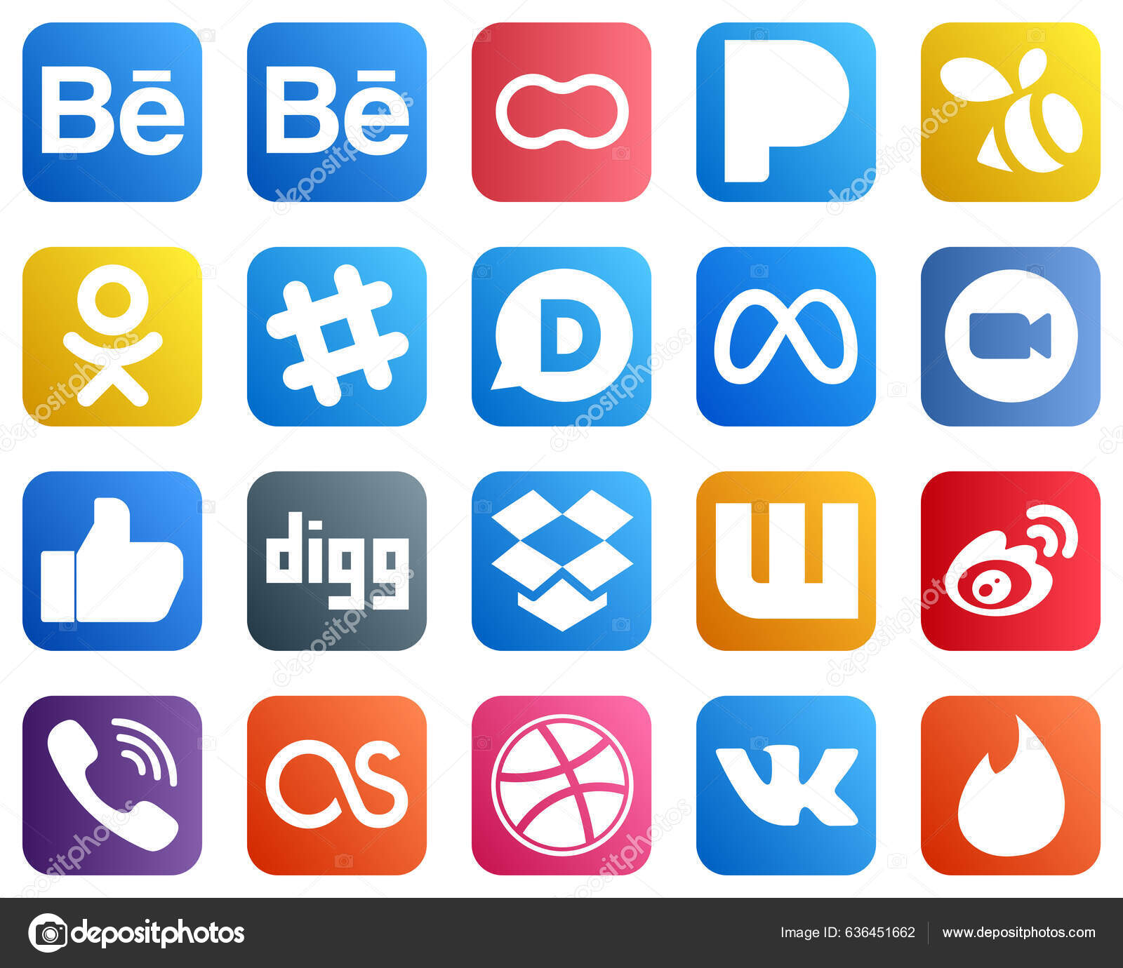 20 Social Media Icon Pack Including tinder. apps. question. google