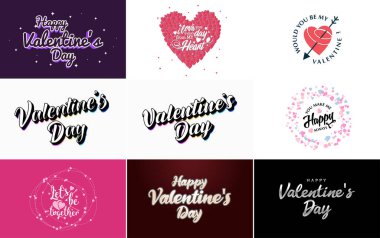 I Love You hand-drawn lettering with a heart design. suitable for use in Valentine's Day designs or as a romantic greeting