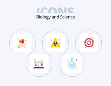Biology Flat Icon Pack 5 Icon Design. . reproduction. capsule. cells. biological