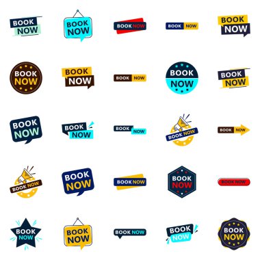 25 Diverse Book Now Banners to Promote Your Products or Services