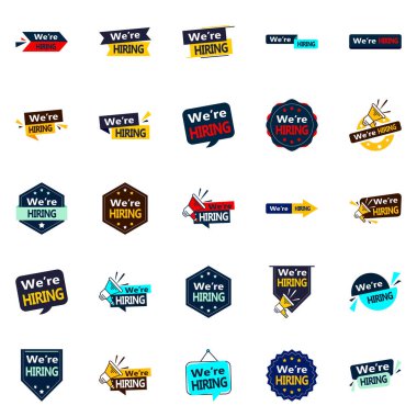 25 Fresh We're Hiring Vector Designs for Your Next Recruitment Campaign