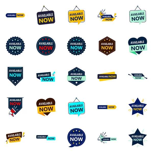Available Now Vector Banners Extraordinary Branding Results — Stockvektor