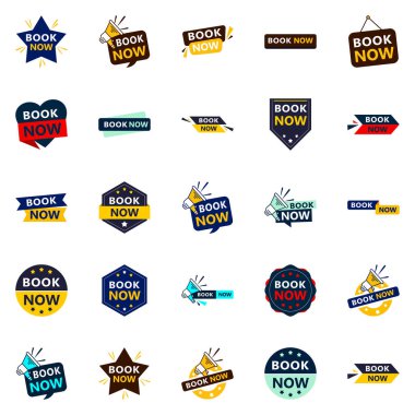 Get the Best Value with Our Pack of 25 Book Now Banners