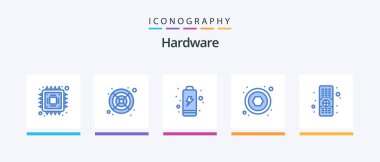 Hardware Blue 5 Icon Pack Including . electric. tv. control. Creative Icons Design clipart