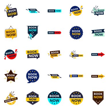 Attract More Customers with Our Pack of 25 Book Now Banners