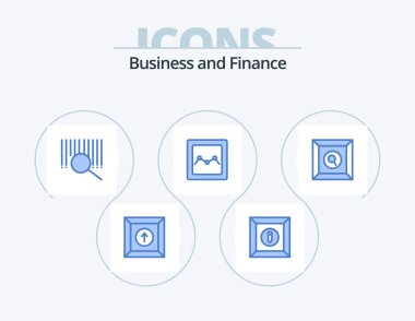 Finance Blue Icon Pack 5 Icon Design. . . search. search. box