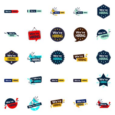 Attract the Best Candidates with These 25 Professional We're Hiring Vector Images