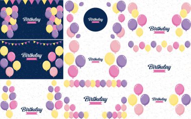 Happy Birthday written in a brush stroke font with a watercolor splatter background