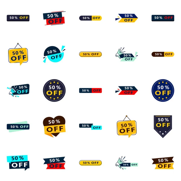 Pack Ready Use Vector Banners — Stock vektor