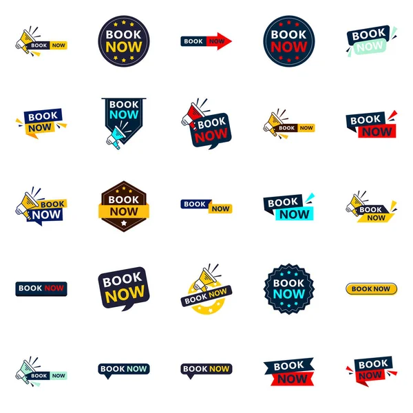 25 Diverse Book Now Banners to Promote Your Products or Services