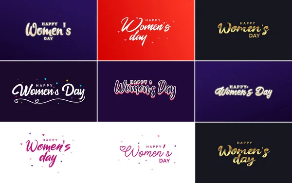March 8Th Background International Women Day Floral Decorations Paper Art — Stockvektor