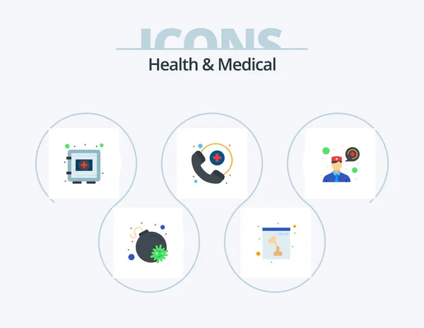 Health And Medical Flat Icon Pack 5 Icon Design. . consultation. protection. ask a doctor. medical assistance
