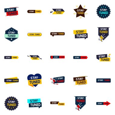 Stay Tuned 25 Professional Vector Images for a polished brand image