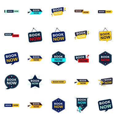 Get the Best Value with Our Pack of 25 Book Now Banners