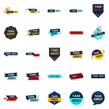 The Take Away Vector Collection 25 Dynamic Designs for Your Next Food Campaign