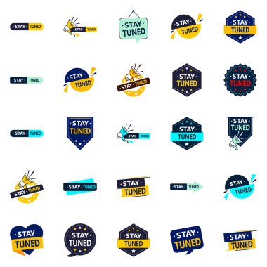 Stay Tuned 25 High quality Vector Images for a professional brand identity