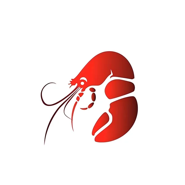Lobster Logo Modello Icona Vettoriale Disegno Illustrazione Ristorante Pesce — Foto Stock