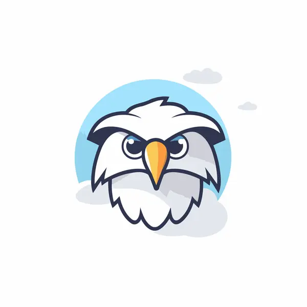 Πρότυπο Σχεδιασμού Λογότυπου Eagle Εικονογράφηση Διανύσματος Σχεδιασμός Λογότυπου Κεφαλής Αετού — Διανυσματικό Αρχείο