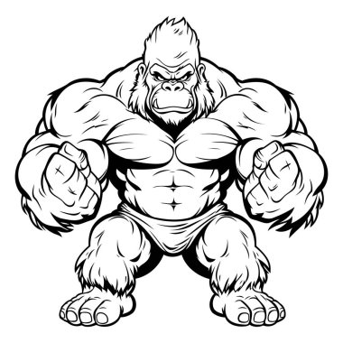 Güçlü Goril Maskotunun Maskotu