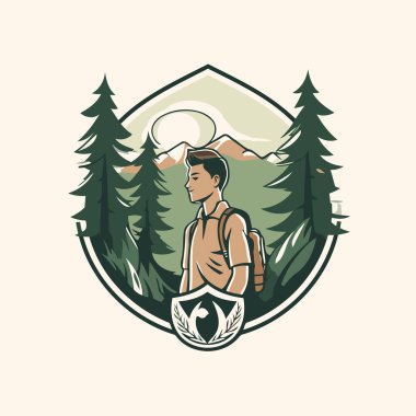 Yürüyüş yapan bir erkeğin canlandırması. Yan taraftan bakıldığında, eski tarz yapılmış bir iç çember..