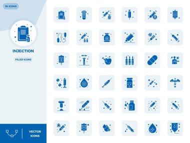 Akıllı bir şekilde tasarlanmış 36 PIXEL mükemmel vektör simgesi enjeksiyondan esinlenilmiş, akıllı ve verimli tasarım işleri için 128x128 biçiminde oluşturulmuş.