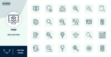 Güçlü Hat estetiğini temsil eden 24 vektör simgesinin nihai koleksiyonu, 128x128 PIXEL ile optimize edilmiş, maksimum etki için mükemmel çözünürlük.