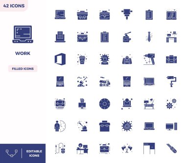 Optimum performans ve ölçeklenebilirlik için gereken 42 PIXEL PIXEL mükemmel vektör simgeleri Dolu biçiminde çalışmak için, boyutu 128x128.