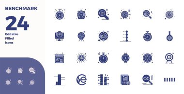 Devrim niteliğindeki 24 PIXEL mükemmel vektör simgesi. Son teknoloji tasarım için 128x128 çözünürlükte Glyph Doldurulmuş biçiminde yaratılmış..