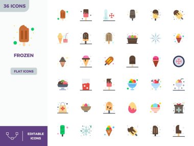 Donmuş Renk etrafında temalı 36 vektör simgesinden oluşan kapsamlı araç gereç kiti, 128x128 PIXEL çok yönlü tasarım uygulamaları için mükemmel hassasiyetle Düz Renk olarak geliştirilmiştir..