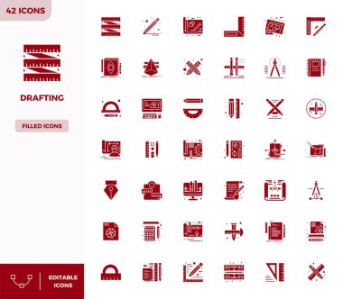 Taslak etrafında 42 Dolu vektör simgesi ile projelerinizi geliştirin, 128x128 PIXEL kusursuz çözünürlük temiz ve profesyonel tasarımlar için idealdir.