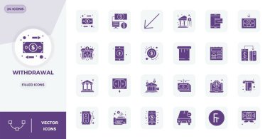 Güzel hazırlanmış 24 PIXEL Çekilme için mükemmel vektör simgeleri, 128x128 çözünürlükte oluşturulan çarpıcı görsel tutarlılık platformlar arasında.