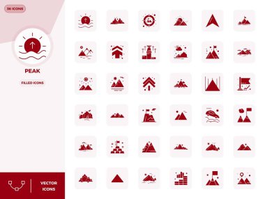 36 Dolu PIXEL mükemmel vektör simgelerinden oluşan endüstri öncülüğünde paket, en uygun tasarım ve kullanıcı arayüzü mükemmelliği için 128x128 boyutunda.