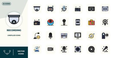 Kayıt için 24 Satır İçi doldurulmuş vektör simgesi içeren Rafine paket, 128x128 PIXEL zarif ve işlevsel tasarım çözümleri için mükemmel kalite.