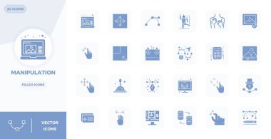 Zekice tasarlanmış 24 PIXEL mükemmel vektör simgesi Manipülasyondan esinlenilmiş, akıllı ve verimli tasarım işleri için 128x128 biçiminde oluşturulmuş.