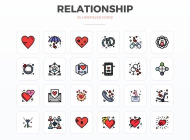 İlişkiden esinlenilmiş 24 Satır Doldur PIXEL mükemmel vektör simgelerini aç, tüm aygıtlar arasında kusursuz görüntü için 128x128 biçiminde optimize et.