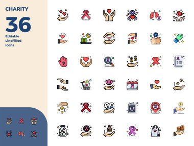 Charity 'den esinlenerek 128x128 çözünürlükte 36 Duotone PIXEL mükemmel vektör simgelerini keşfedin. Web ve uygulama arayüzleri için mükemmel.